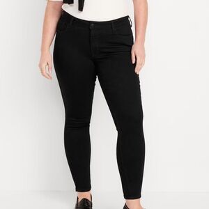 🆕 Old Navy Super Skinny Mid-Rise Black Jeans